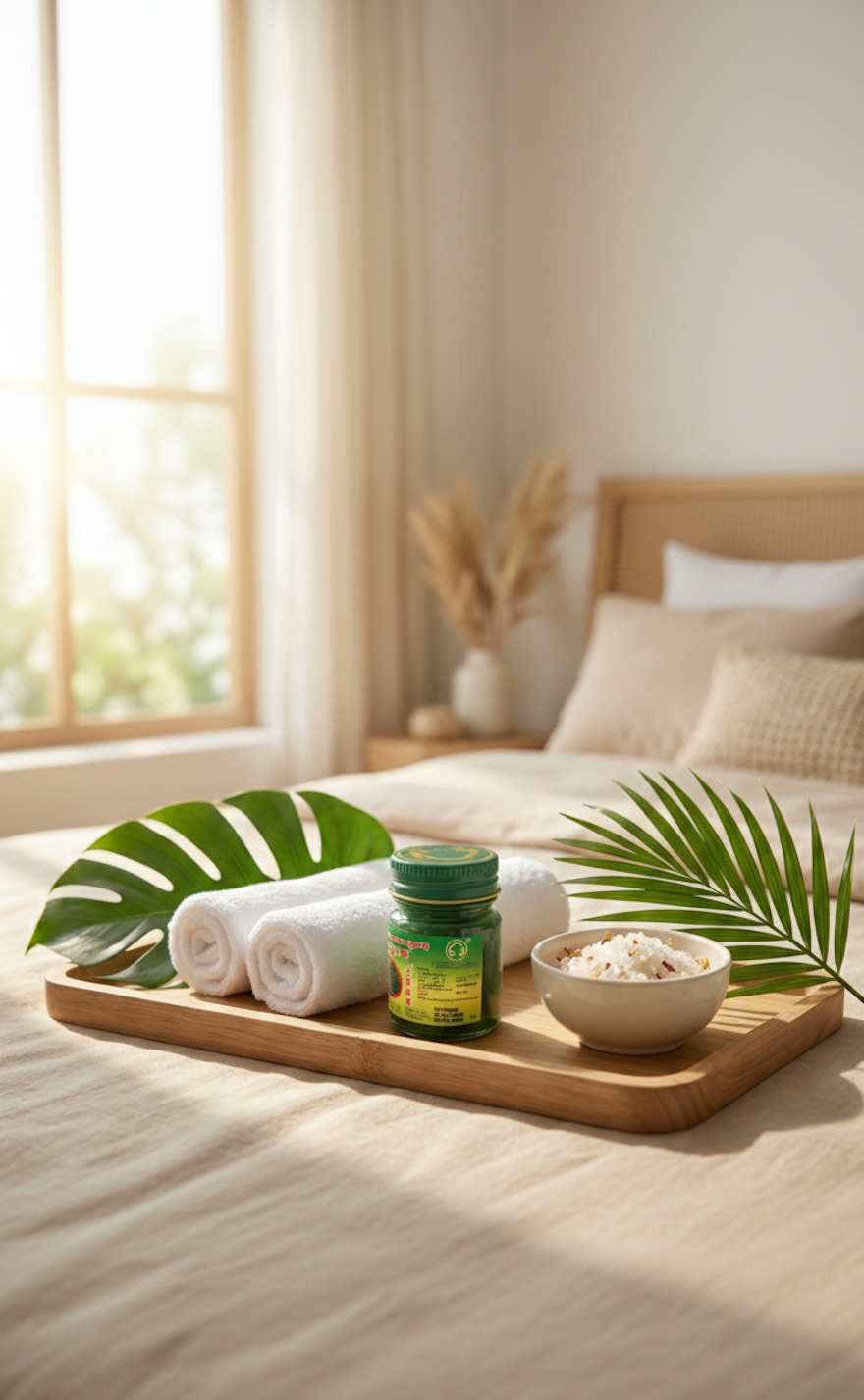 Phoyok Thai Herbal Green Balm (Formula 2) – Cooling Massage Rub (3 Pack)